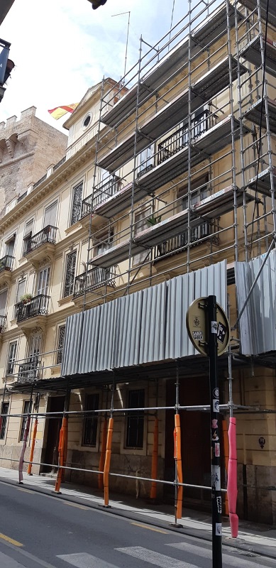 MONTAJE ANDAMIO MULTIDIRECCIONAL CALLE MURILLO