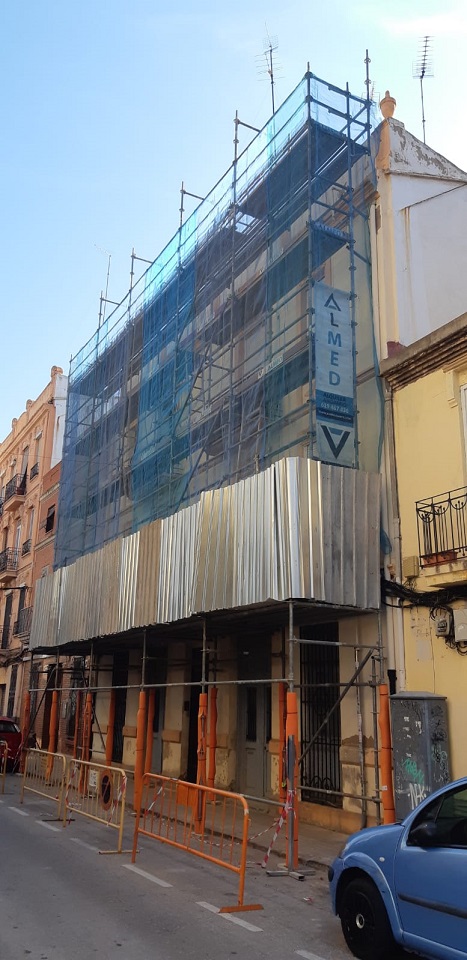 MONTAJE ANDAMIO MULTIDIRECCIONAL CALLE OLIVERETA