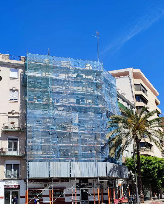 ANDAMIO MULTIDIRECCIONAL CALLE DR. SUMSI