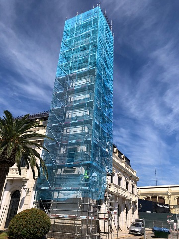 MONTAJE ANDAMIO MULTIDIRECCIONAL EDIFICIO DEL RELOJ