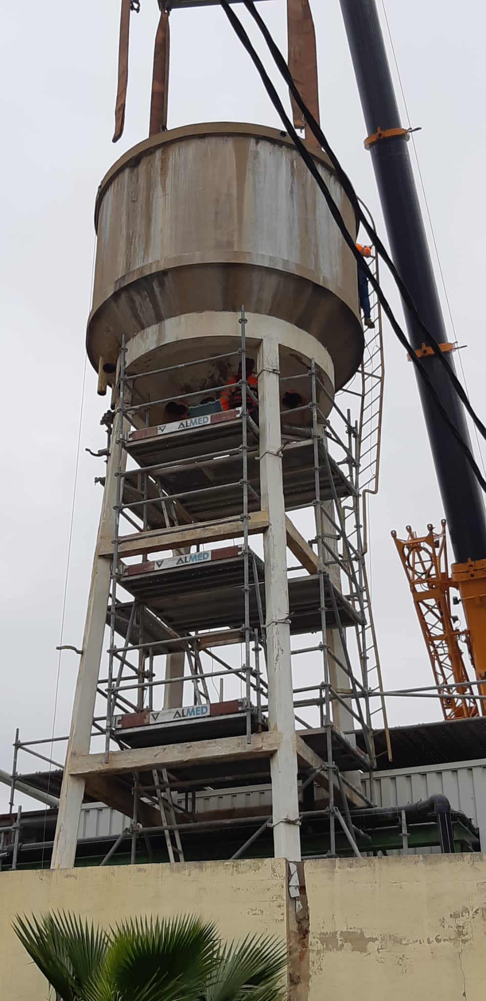 MONTAJE ANDAMIO EN DEPÓSITO