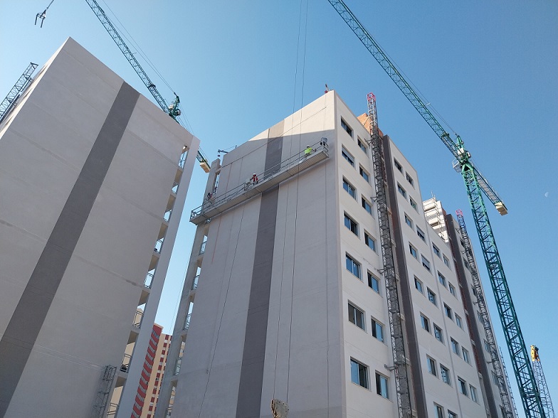 ANDAMIO COLGANTE PLATAFORMA 13 MT