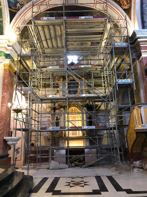 MONTAJE ANDAMIO IGLESIA SALEM