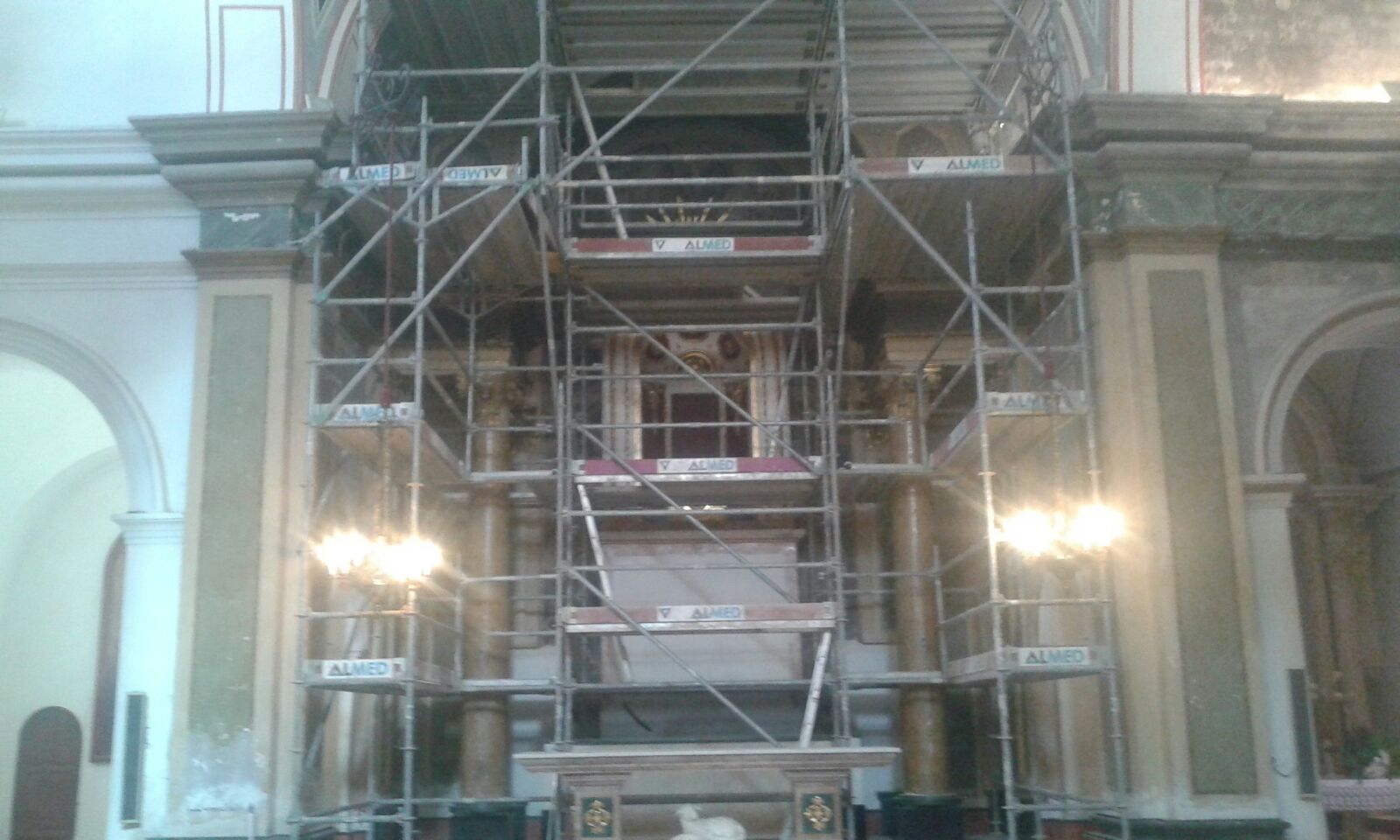 ANDAMIO MULTIDIRECCIONAL PARA REHABILITACION ALTAR