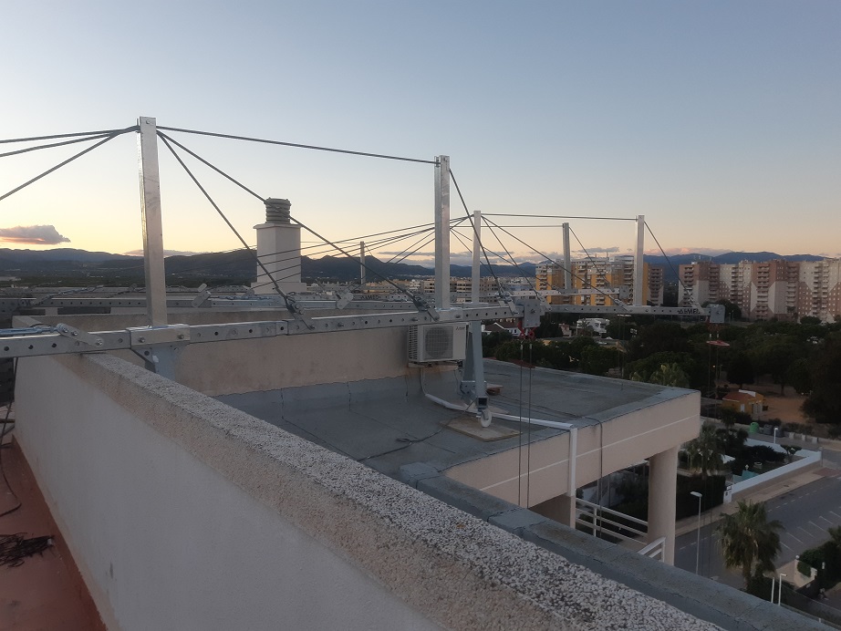 ANDAMIOS COLGANTES ELÉCTRICOS CON VUELOS ESPECIALES